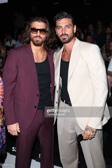 Michele Morrone and Can Yaman at D&G Fashion Show and .